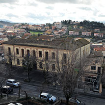 Laconi panorama Museo del Menhir